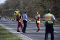 Schwerer VU Krad Fahrrad Koeln Porz Alte Koelnerstr P093